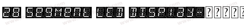 28 Segment LED Display字体转换